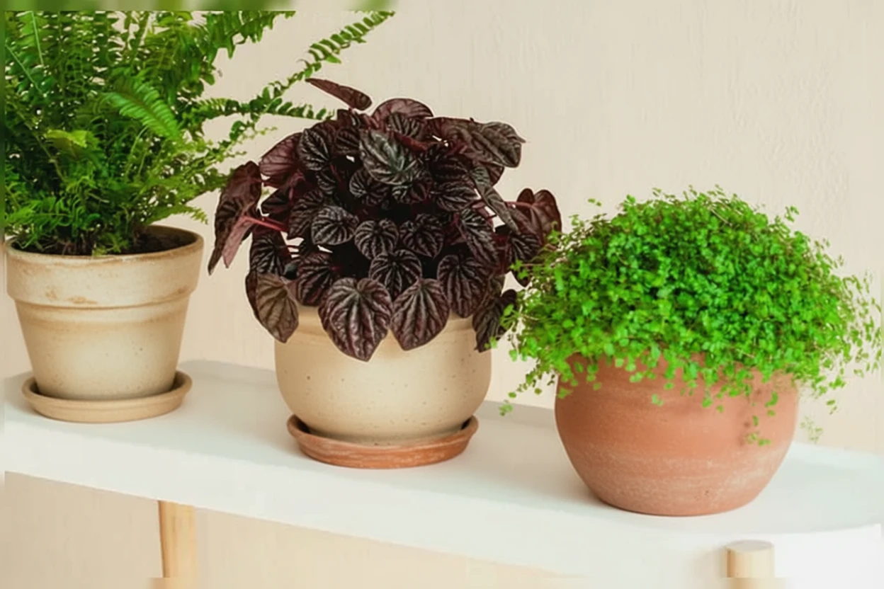 Пеперомія зморщена Луна Ред