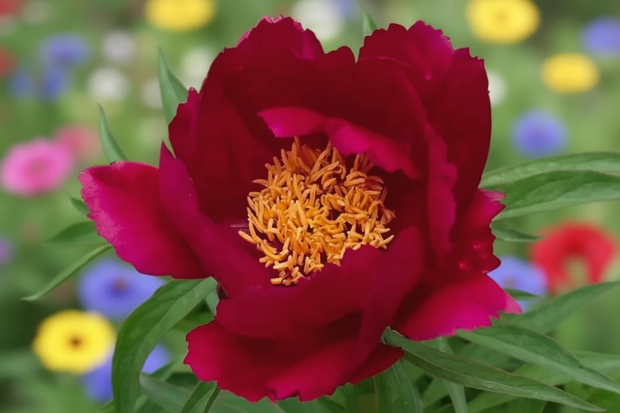 Півонія Ерлі Скаут / Paeonia Early Scout