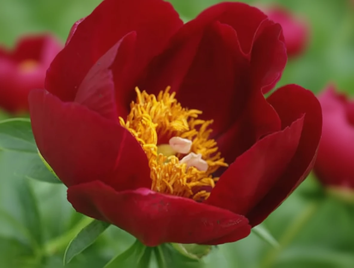 Півонія Ілліні Ворріор / Paeonia Illini Warrior