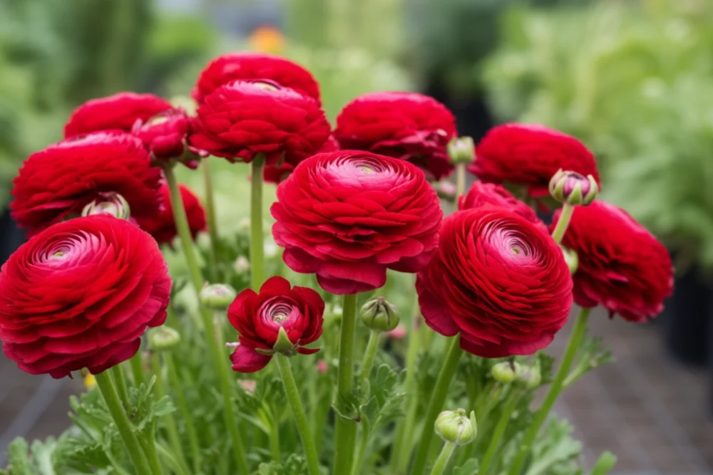 Ранункулюс Делано Ред / Ranunculus asiaticus Delano Red