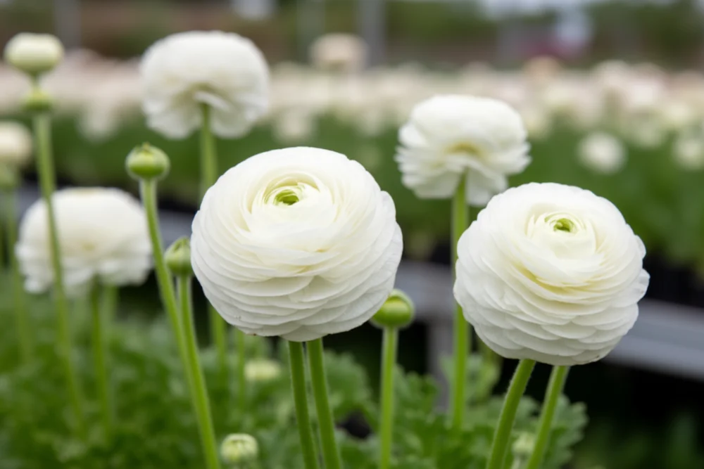 Ранункулюс Елеганс Вайт / Ranunculus asiaticus Elegance White