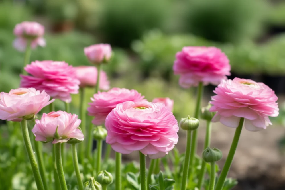Ранункулюс Теколоте Пінк / Ranunculus asiaticus Tecolote Pink