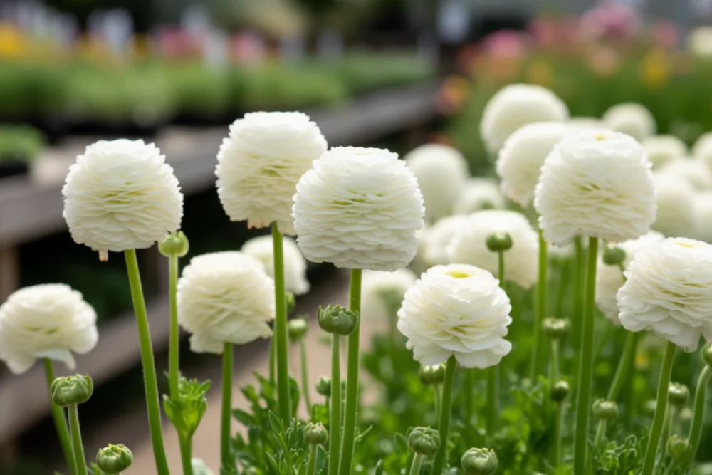 Ранункулюс Теколоте Вайт / Ranunculus asiaticus Tecolote White