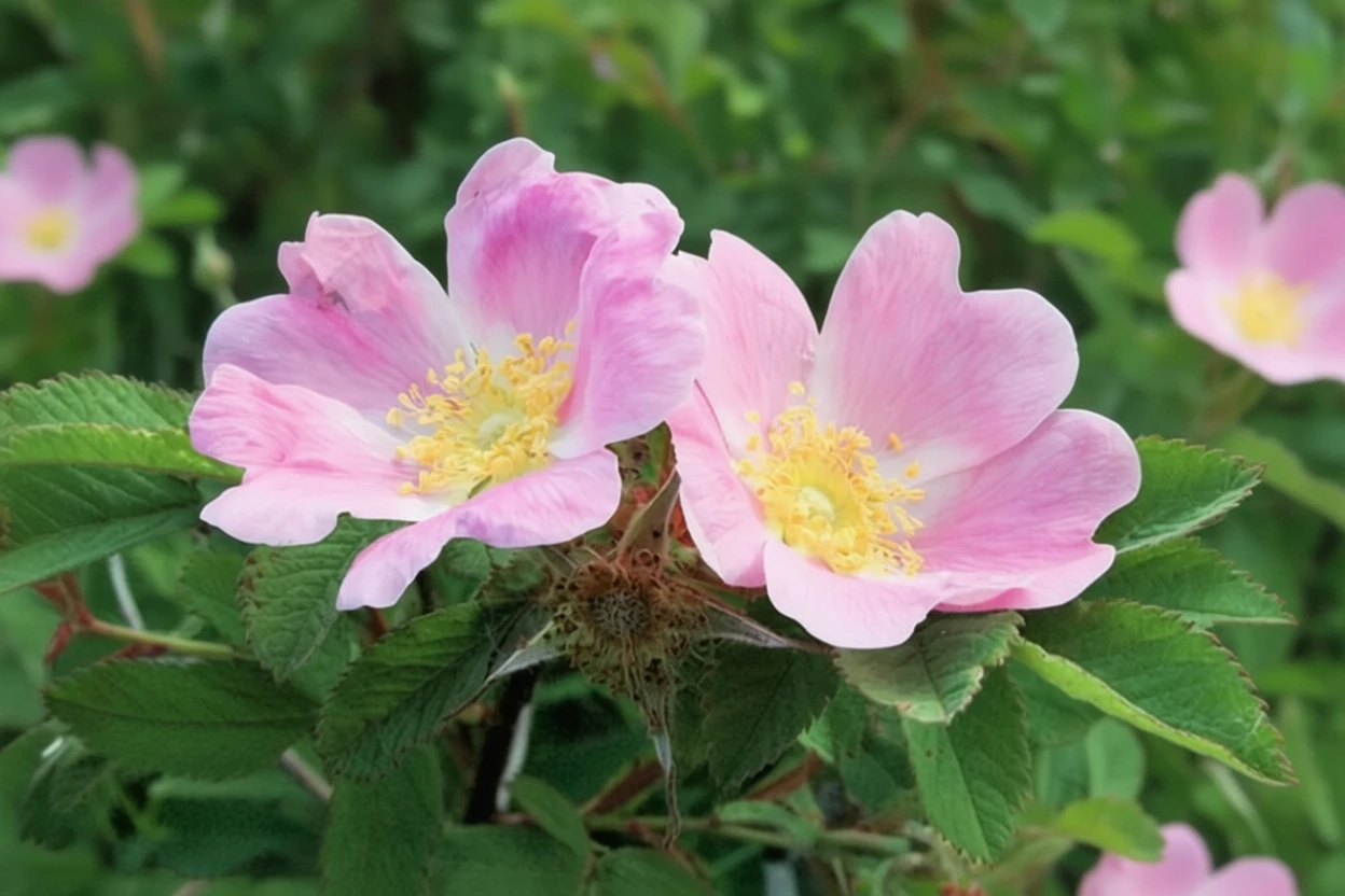 Шипшина гладка / Rosa blanda