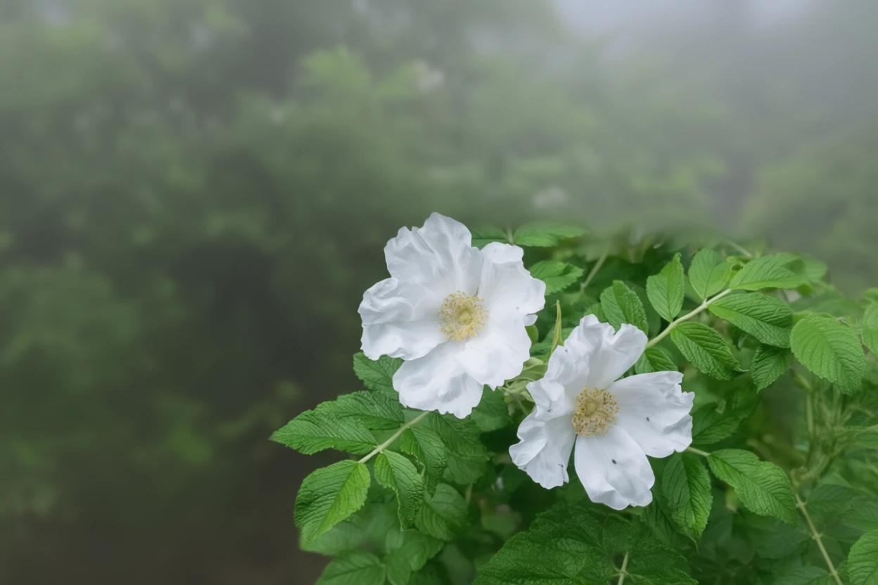 Шипшина зморшкувата Альба / Rosa rugosa Alba