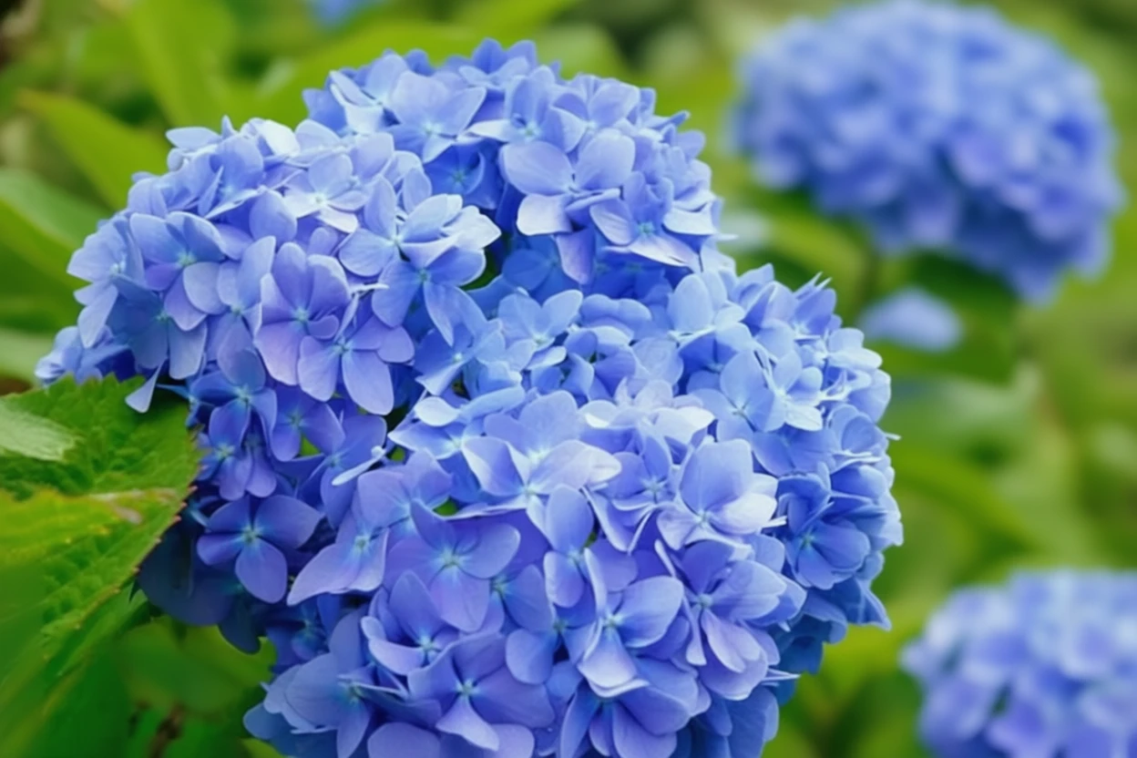 Широколиста гортензія Глорі Блю / Hydrangea macrophylla Glory Blue