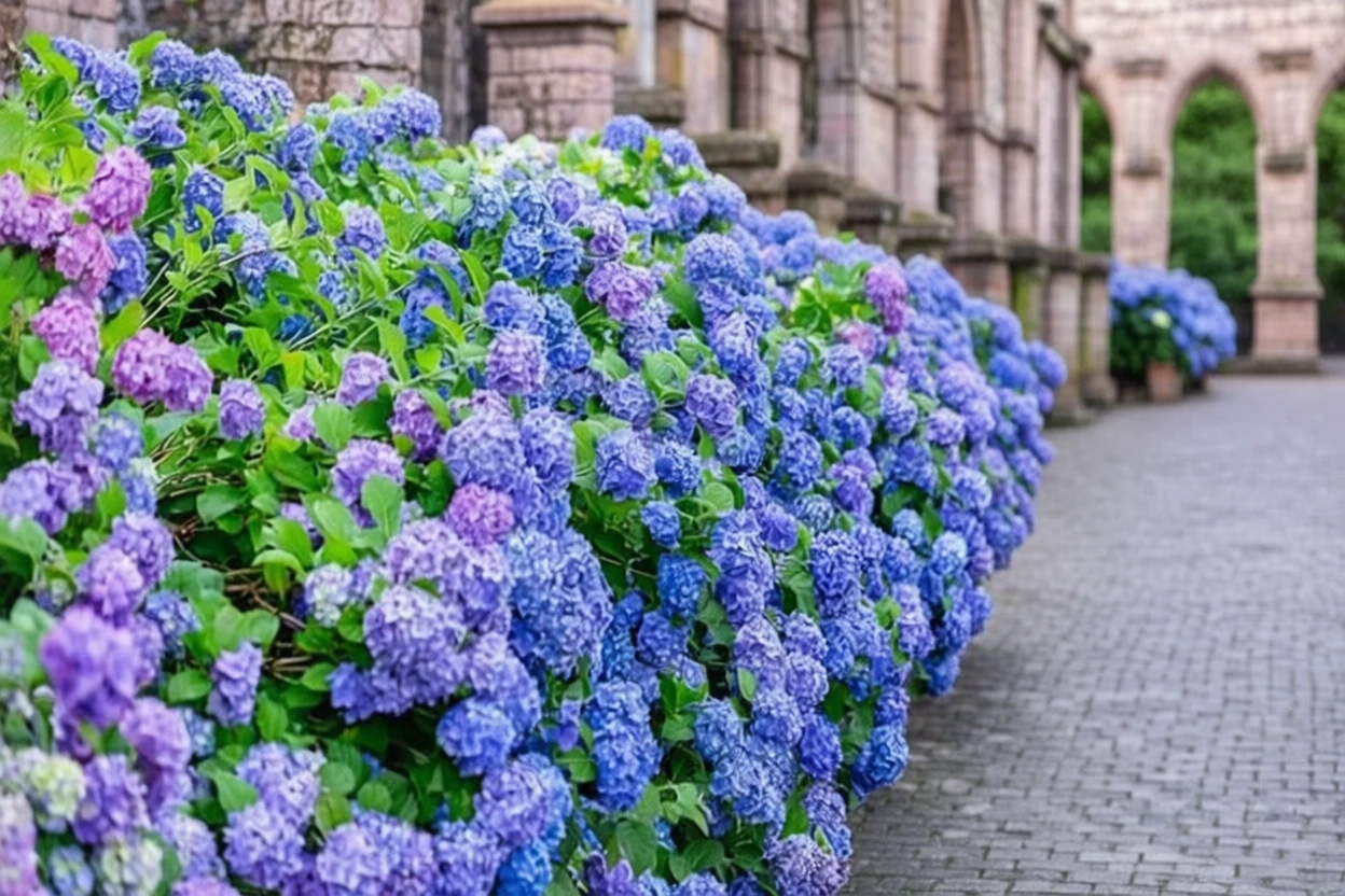 Широколиста гортензія Олл Саммер Бюті / Hydrangea macrophylla All Summer Beauty