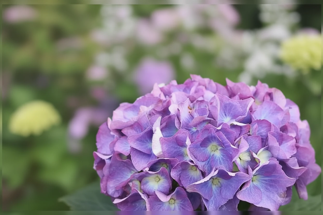Широколиста гортензія Сітілайн Ріо / Hydrangea macrophylla Cityline Rio
