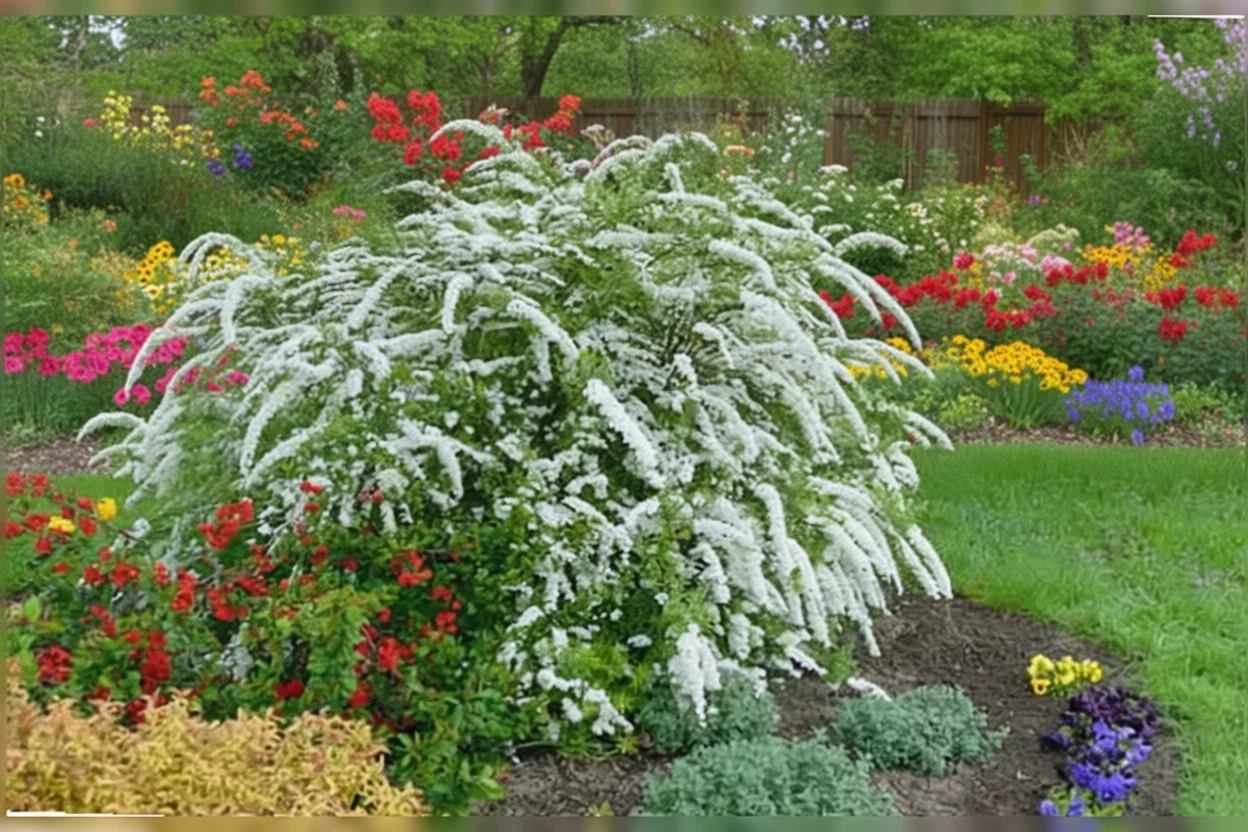 Спірея сіра Грефшейм / Spiraea x cinerea Grefsheim