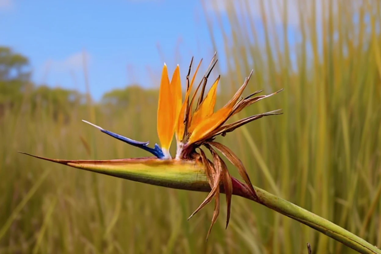 Стреліція юнцеа / Strelitzia juncea