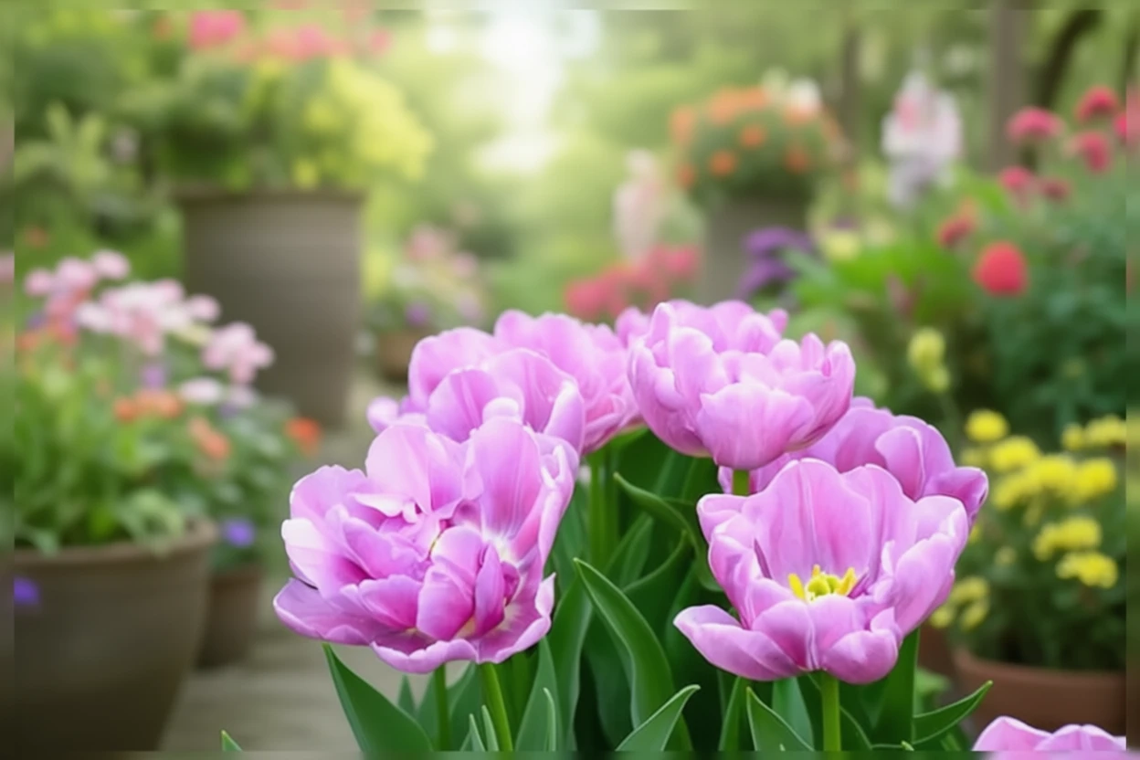 Тюльпан Негріта Дабл / Tulipa Negrita Double