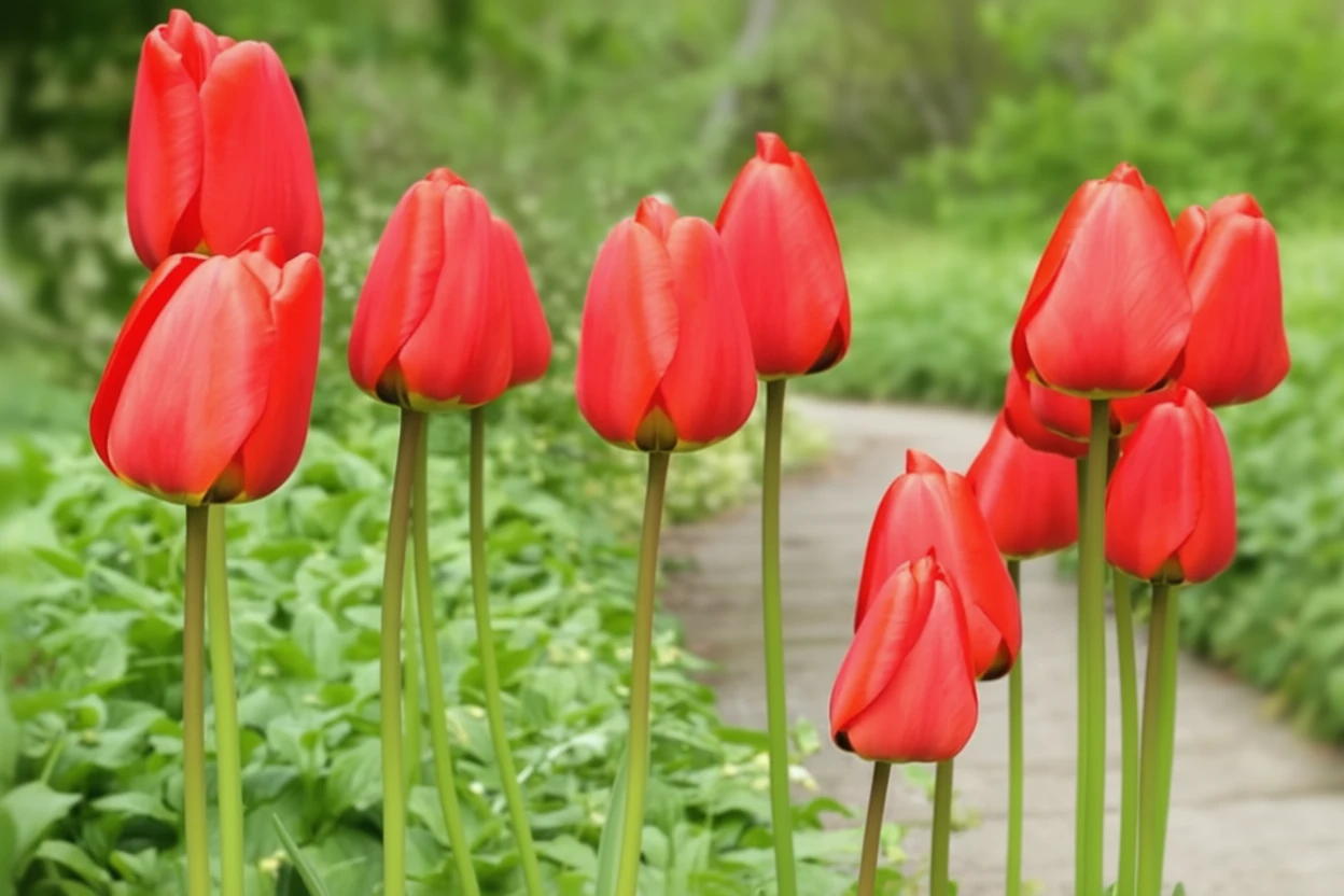 Тюльпан Ред Емперор / Tulipa Red Emperor