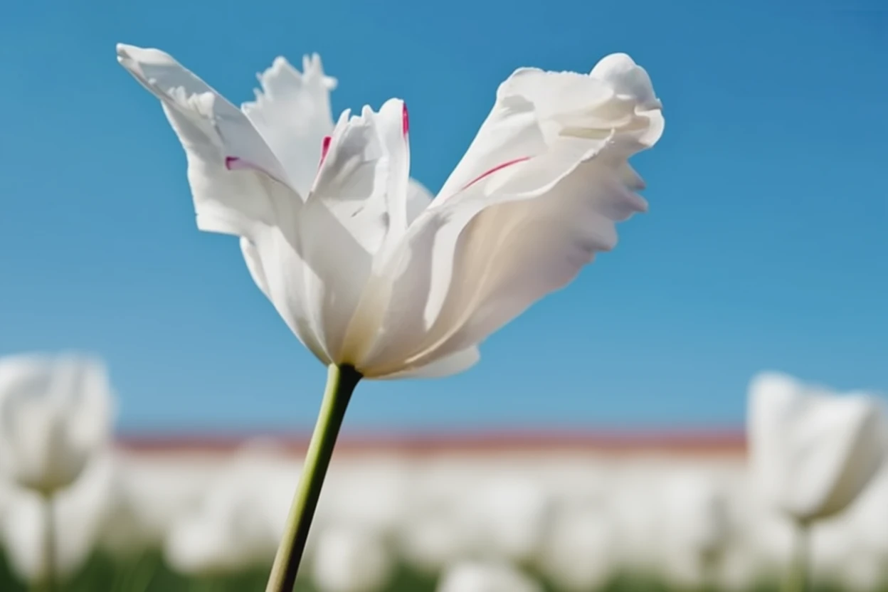 Тюльпан Вайт Паррот