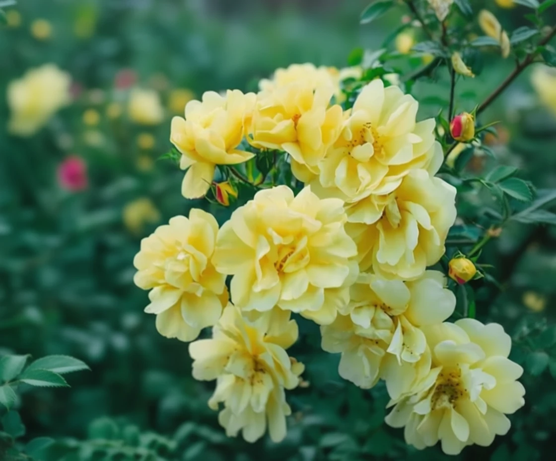 Троянда Флауер Карпет Йеллоу