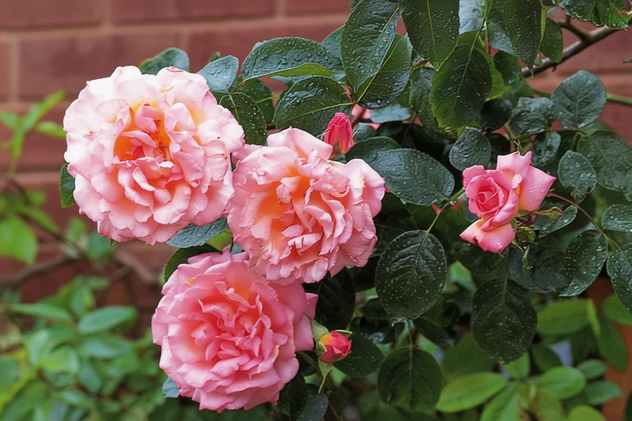 Троянда Компешн / Rosa Compassion