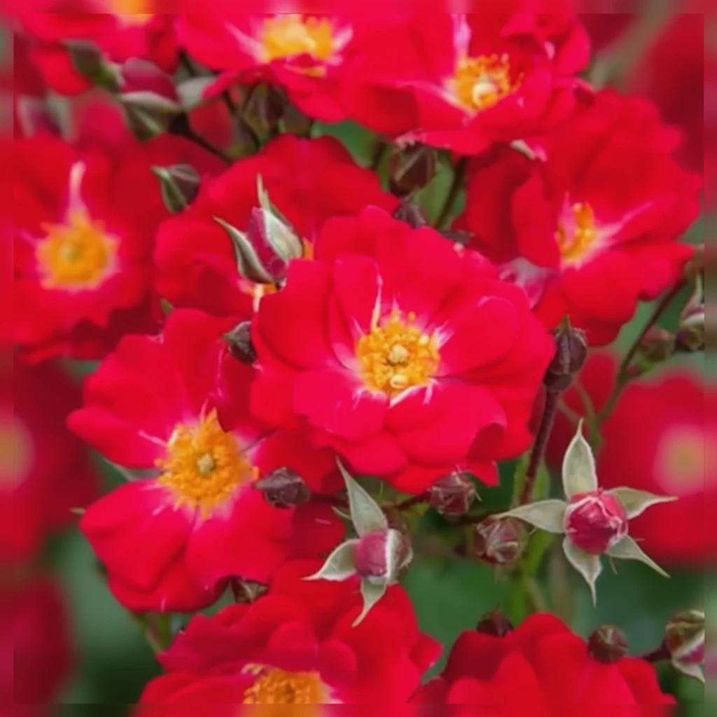 Троянда Крімсон Мейдленд / Rosa Crimson Meidiland