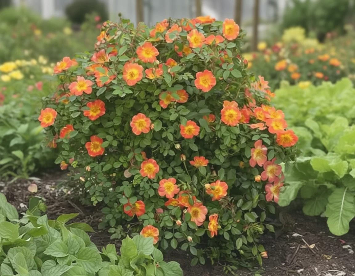 Троянда Осо Ізі Папріка