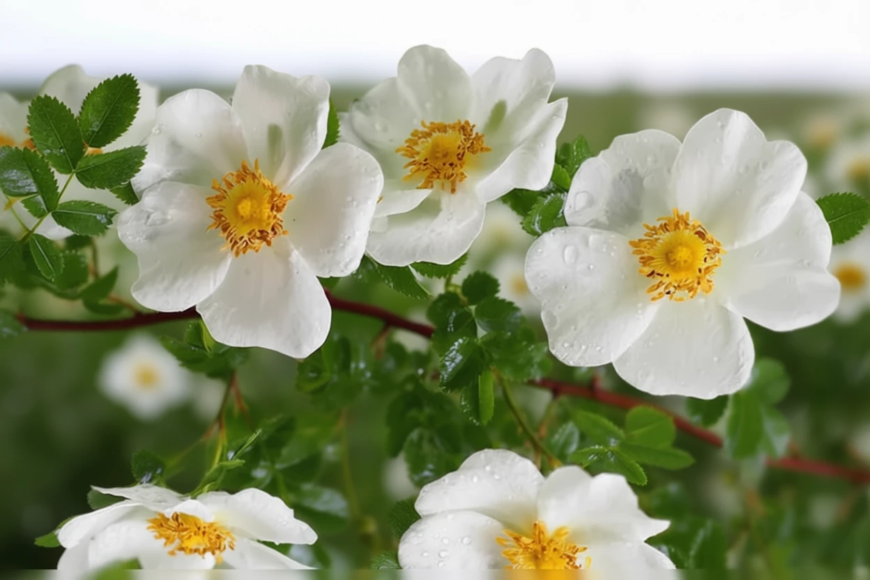 Троянда спіносіссіма / Rosa spinosissima