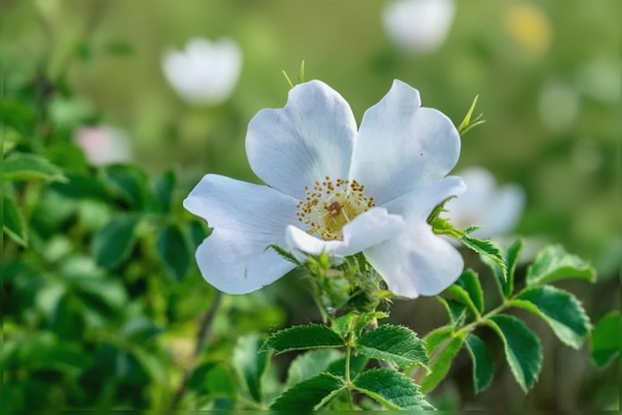 Троянда вічнозелена / Rosa sempervirens