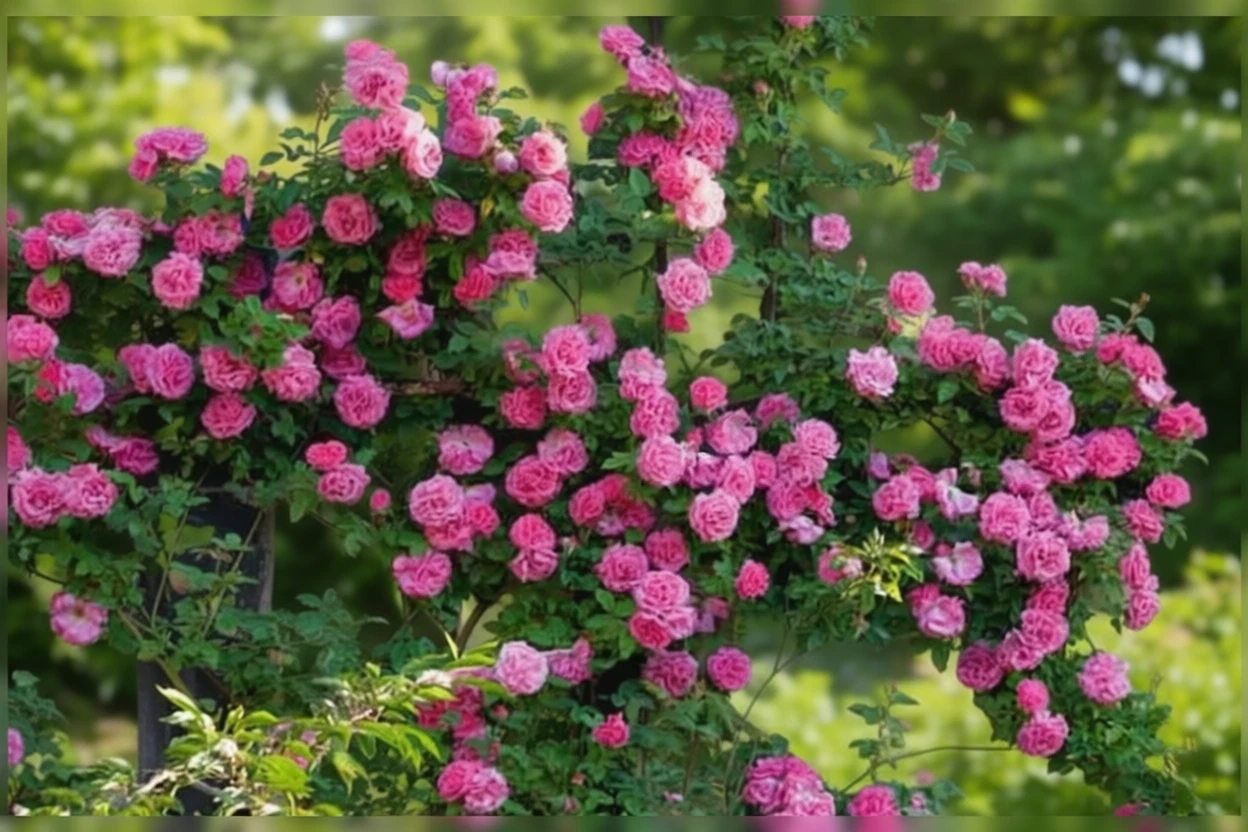 Троянда Зефірін Друен / Rosa Zephirine Drouhin