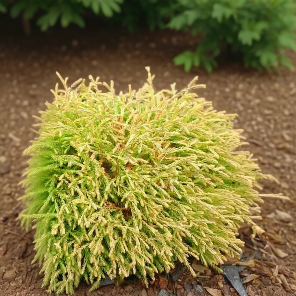 Туя західна Голден Таффет / Thuja occidentalis Golden Tuffet