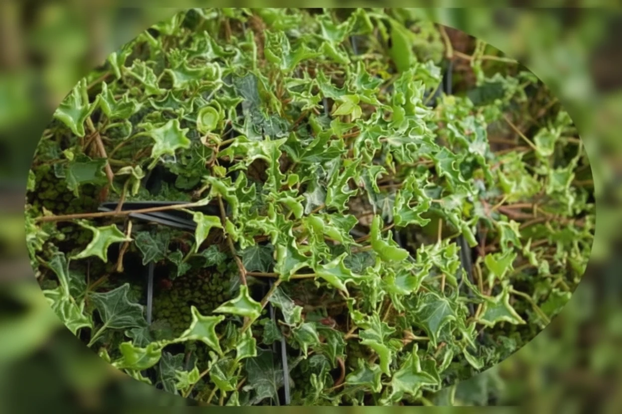 Вічнозелений плющ Івалейс / Hedera helix Ivalace