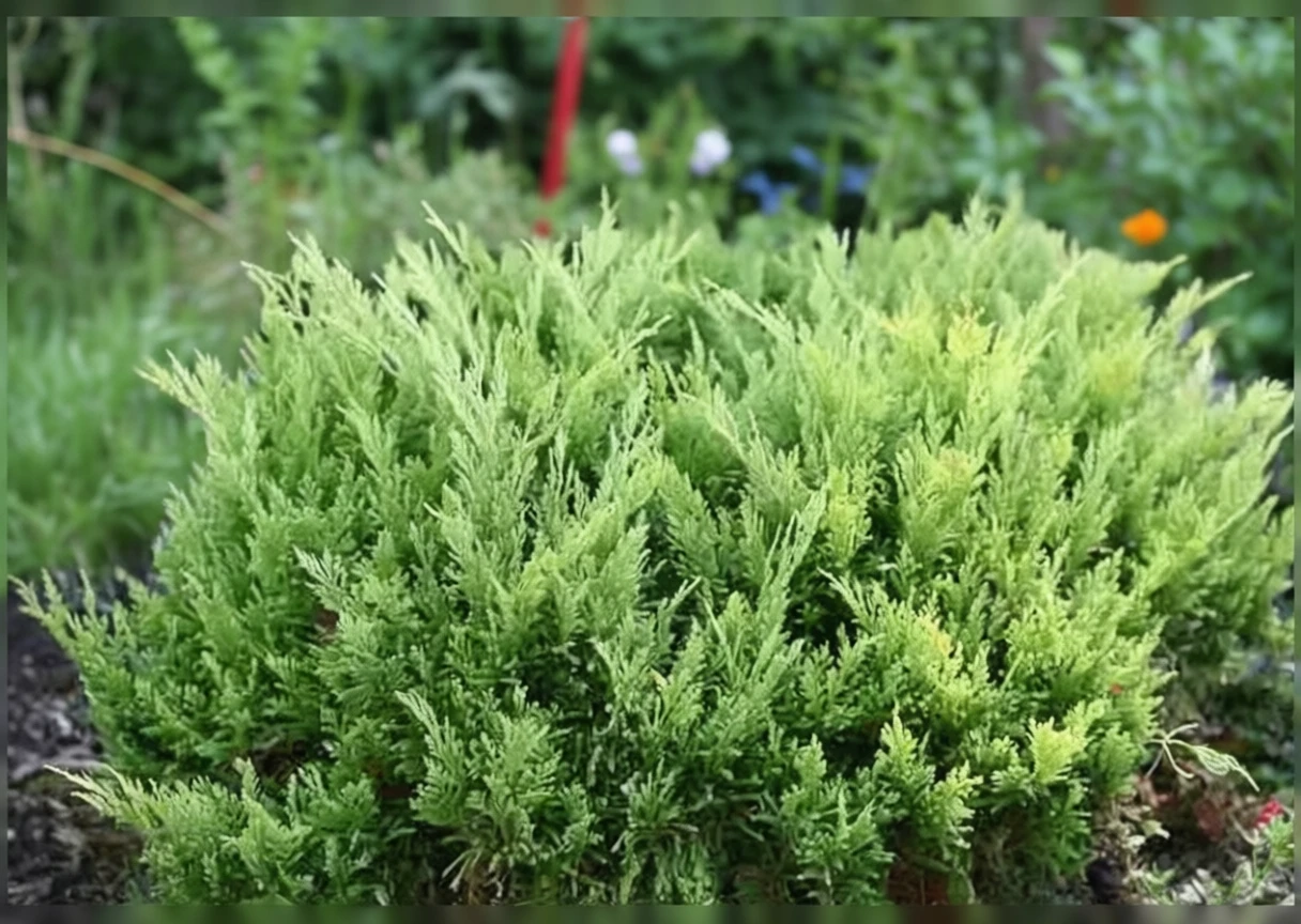 Ялівець горизонтальний Гуд Вайбрейшнз Голд / Juniperus horizontalis Good Vibrations Gold