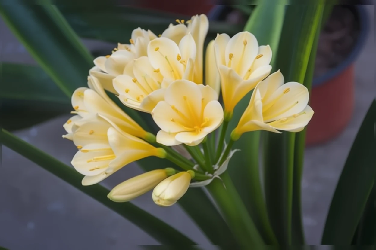 Жовта клівія