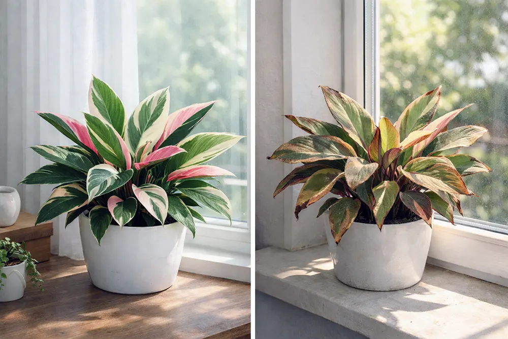 Догляд за стромантою: освітлення