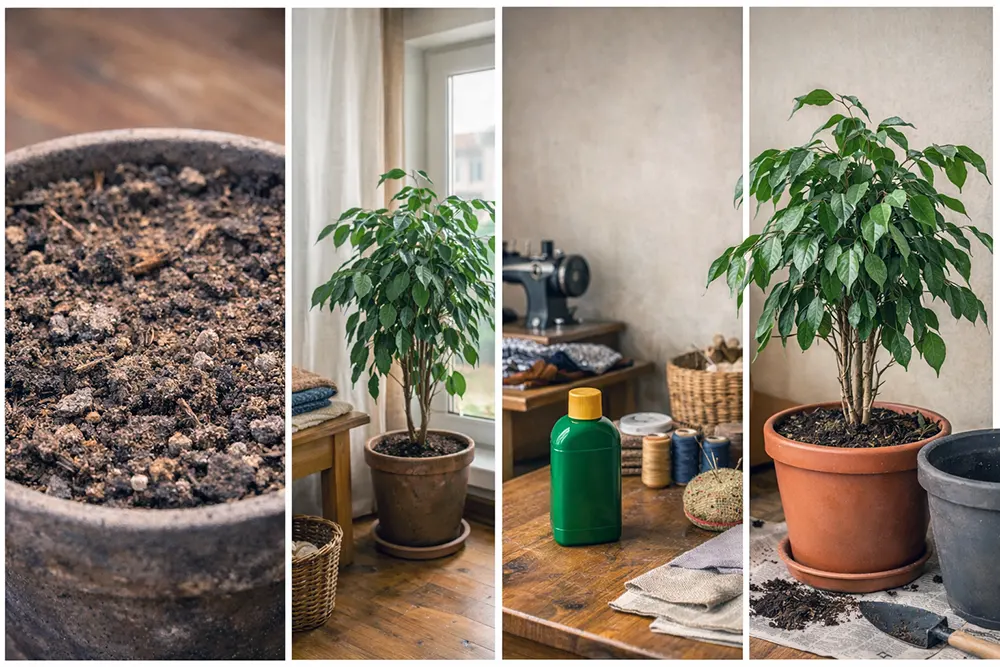 Догляд за фікусом у кімнатних умовах