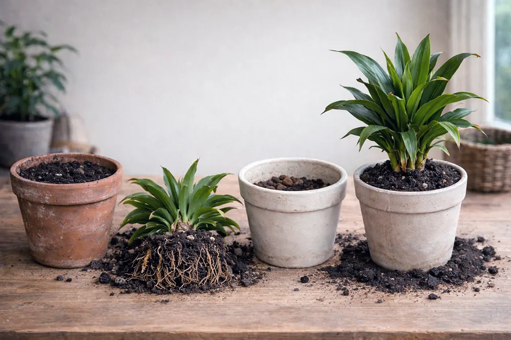 Пересадка драцени