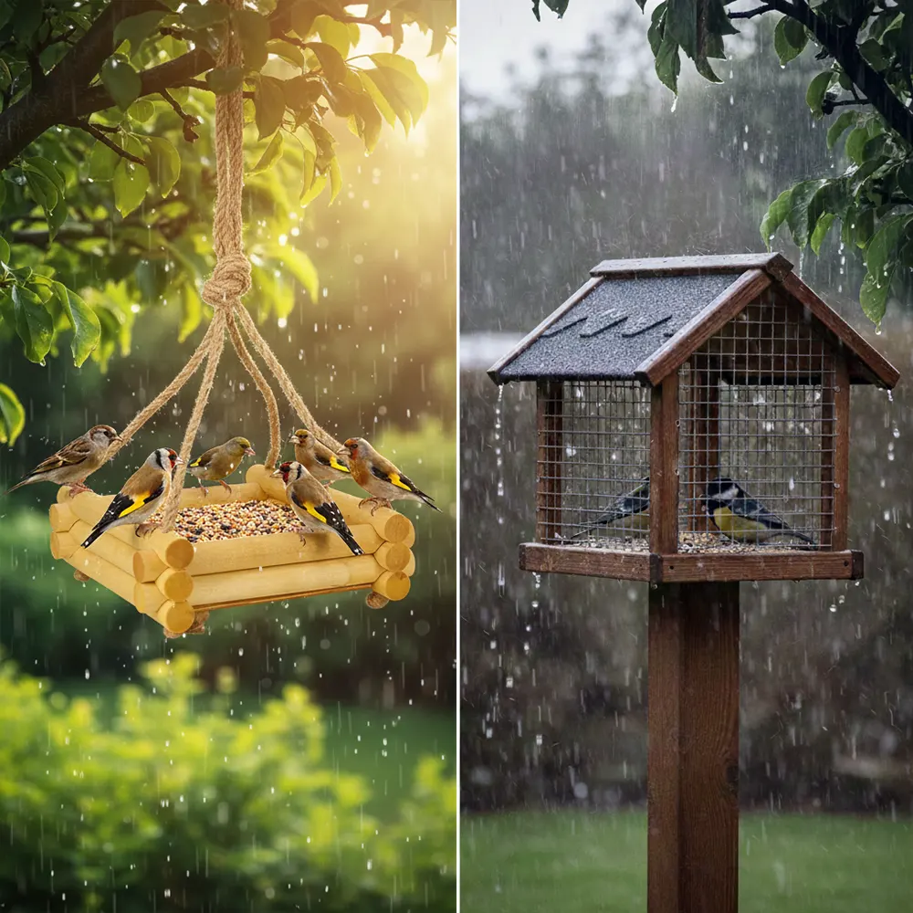 помилки під час виготовленні годівниць для птахів