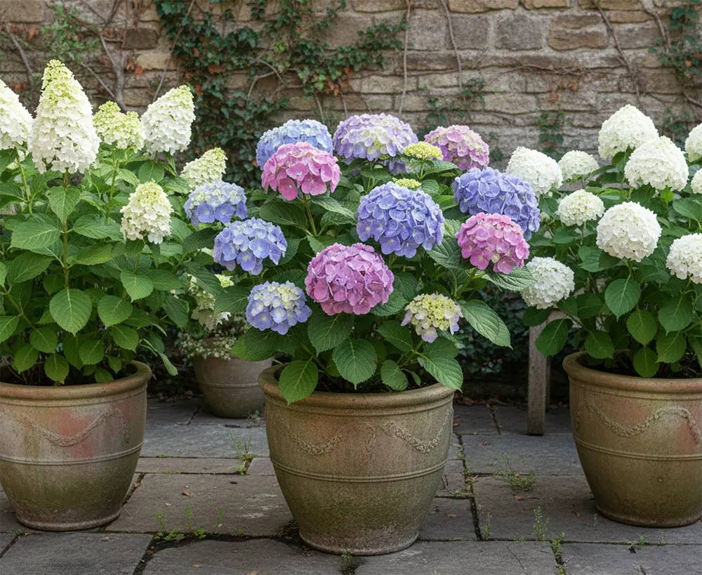 Сорти гортензій в горщик