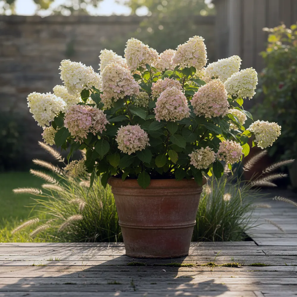 Гортензія на терасі