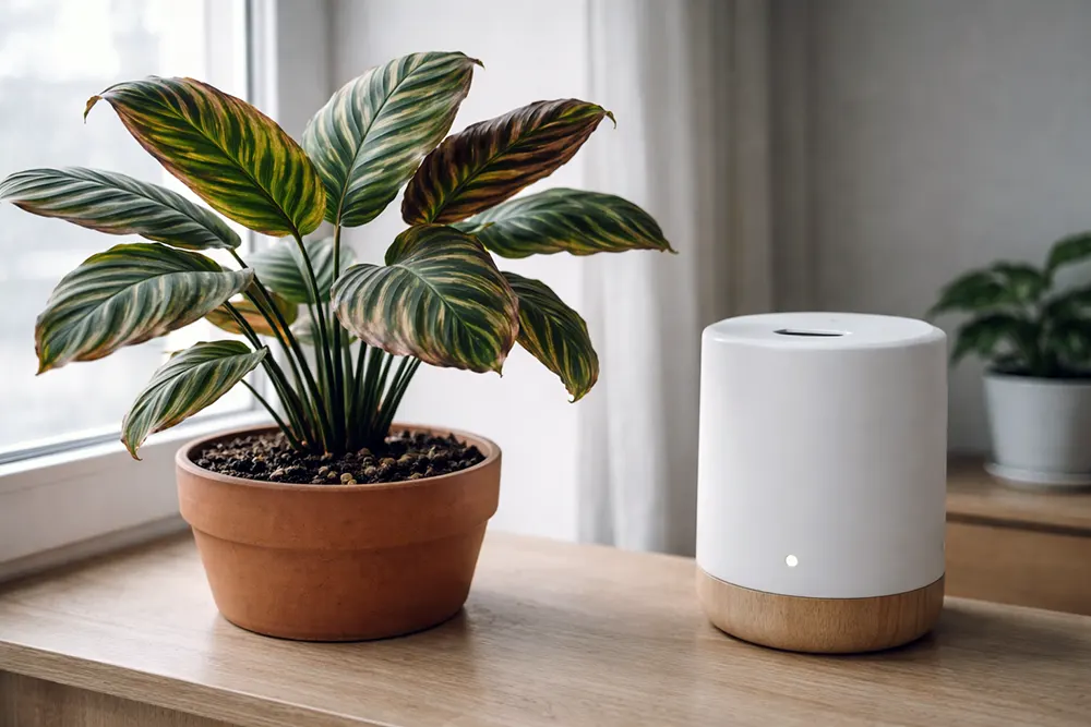 Калатея догляд: вологість повітря