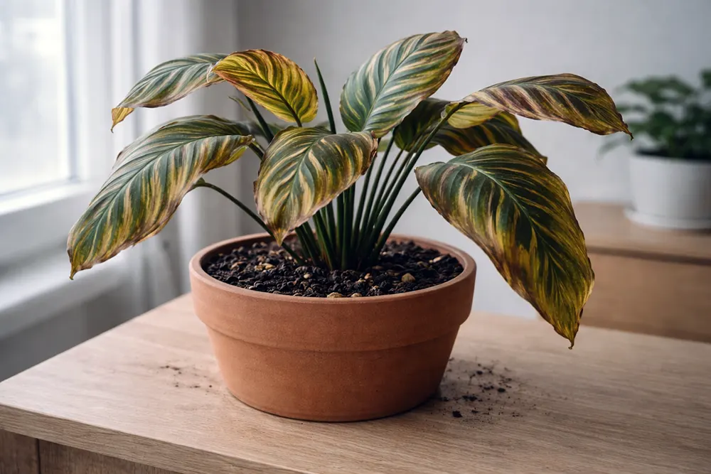 Калатея догляд: погіршився стан що робити