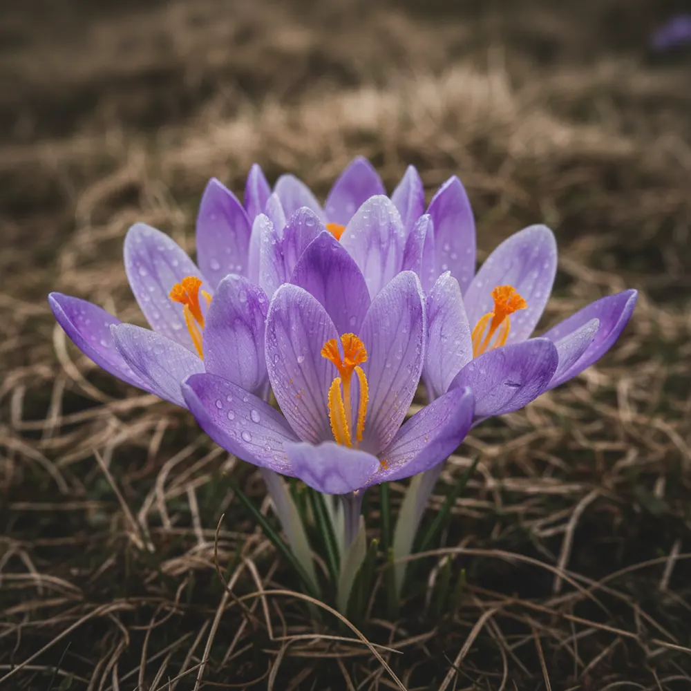 Фото крокуси у Карпатах