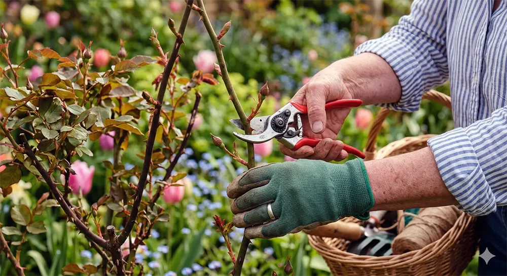 Як правильно обрізати кущову троянду навесні