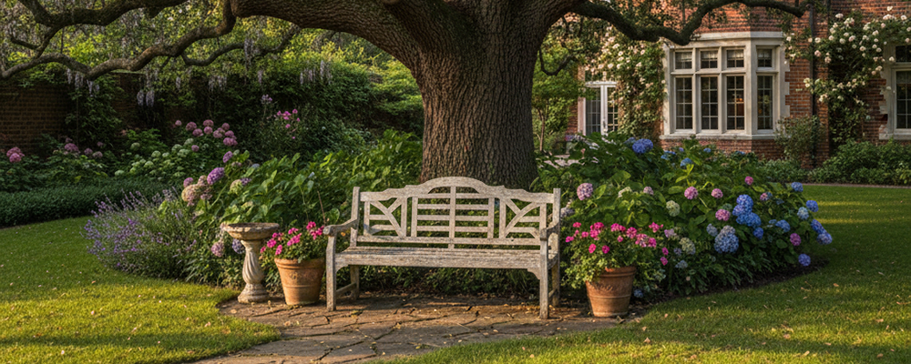 Лавка під старим деревом