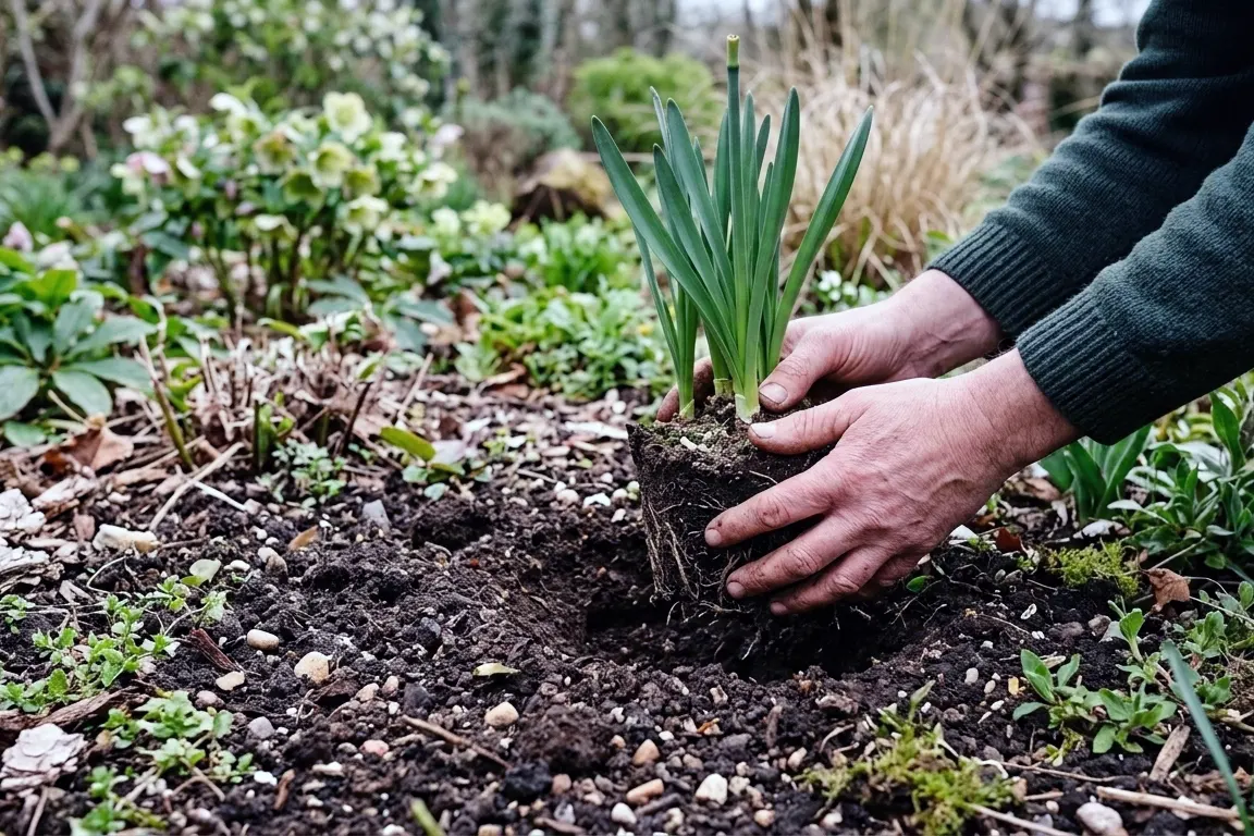 Висаджування цибулин після вигонки у відкритий ґрунт з грудкою землі для відновлення та кращого цвітіння