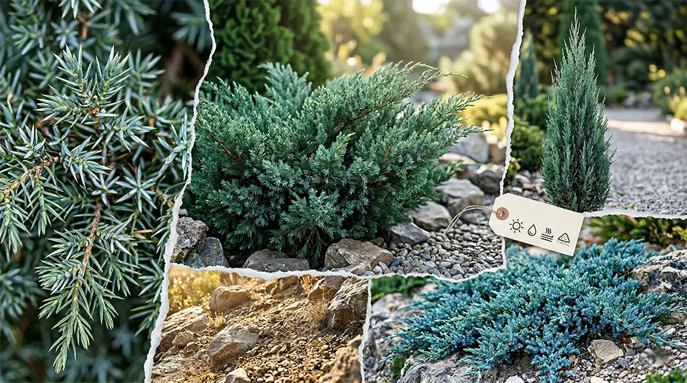 Догляд за ялівцем: різні види ялівцю на сонячній ділянці