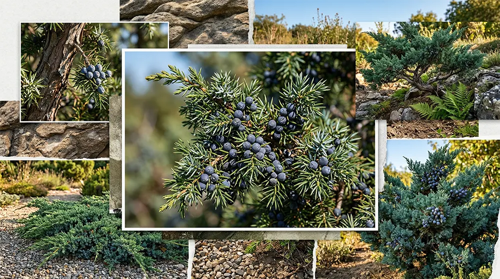 Ялівець: хвоя, ягоди-шишки та різні форми рослини