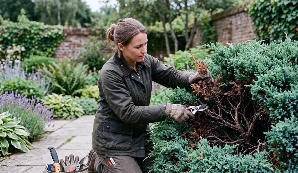 Як правильно стригти ялівець: акуратна обрізка зелених пагонів секатором