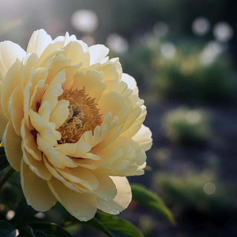 Фото жовті півонії