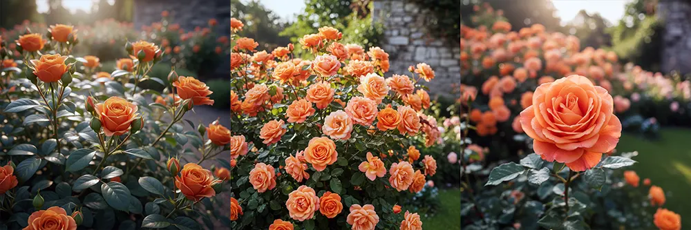 помаранчеві троянди