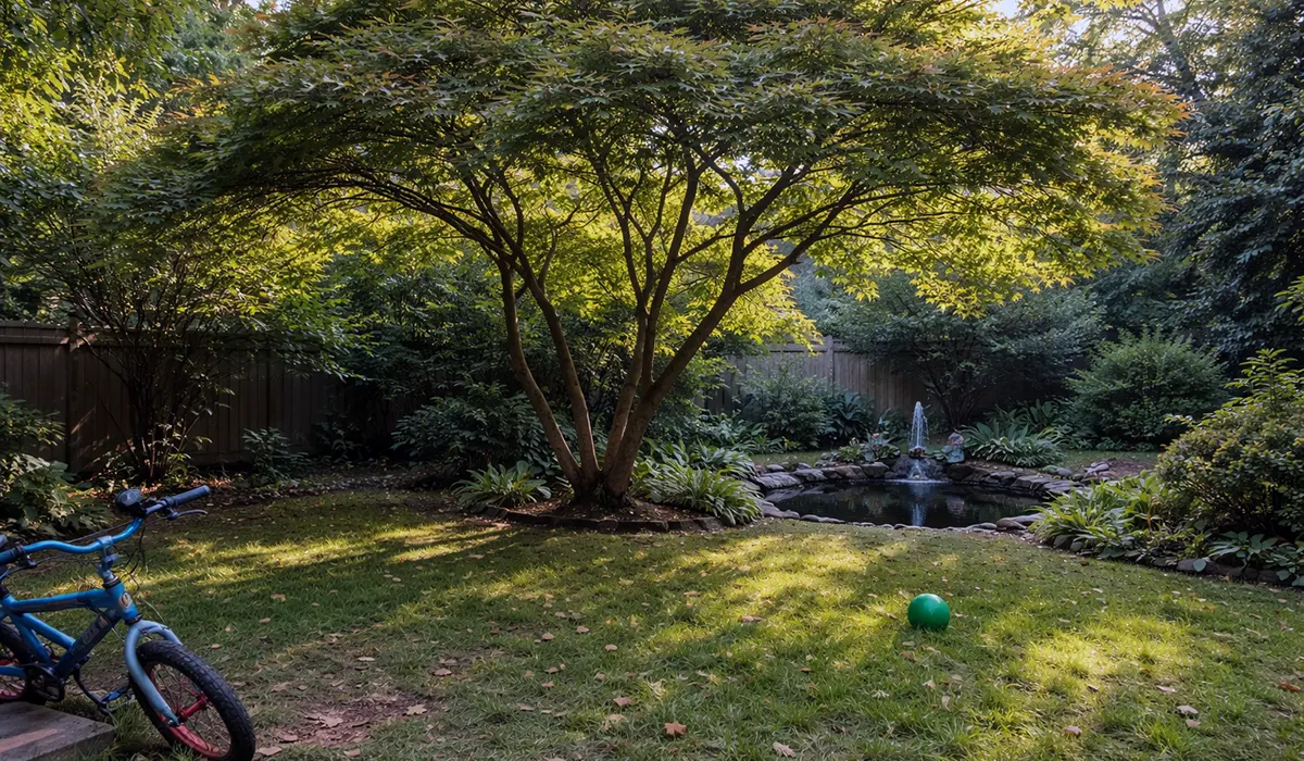 Декоративні дерева у садовому ландшафті