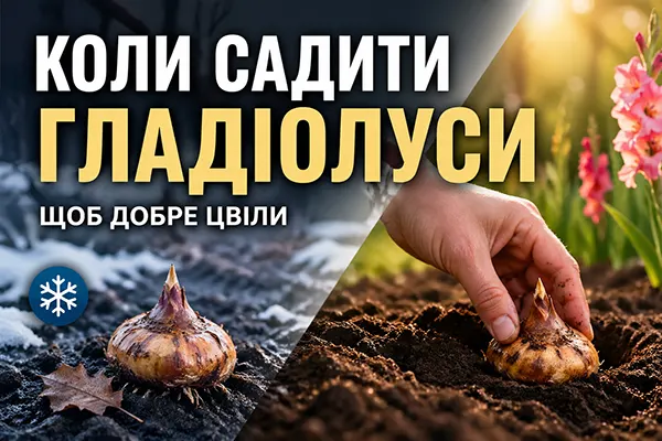 Коли садити гладіолуси