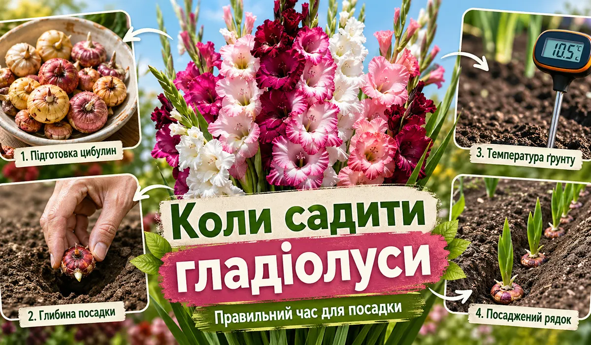 Коли садити гладіолуси