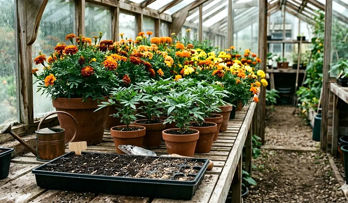 Коли сіяти чорнобривці