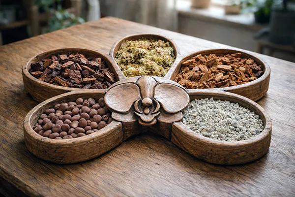 Кора, мох чи без субстрату: ґрунт для орхідей